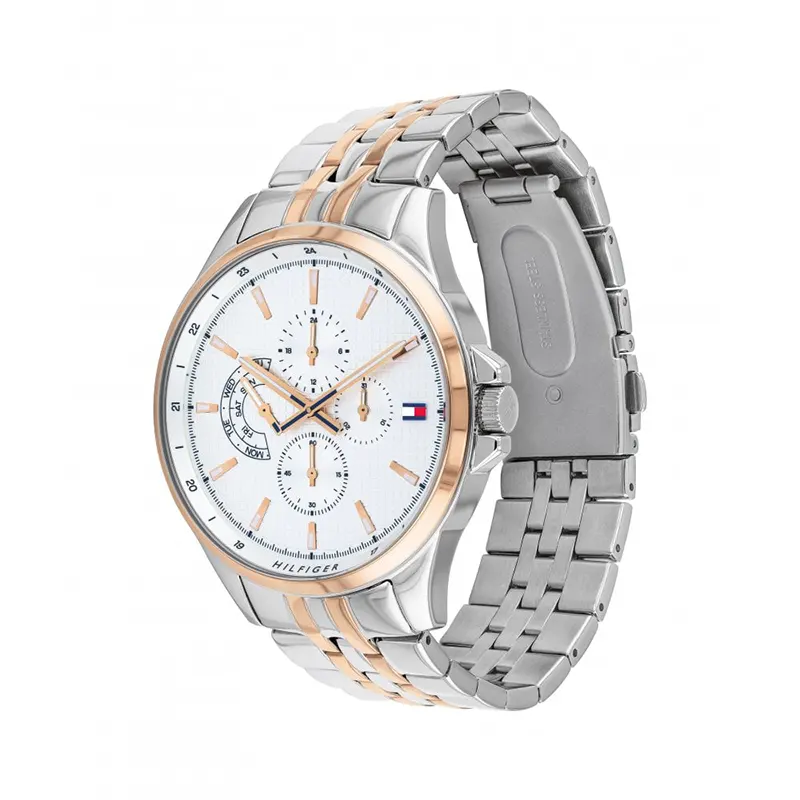 Tommy Hilfiger Shawn White Dial Chronograph Men's Watch- 1791617